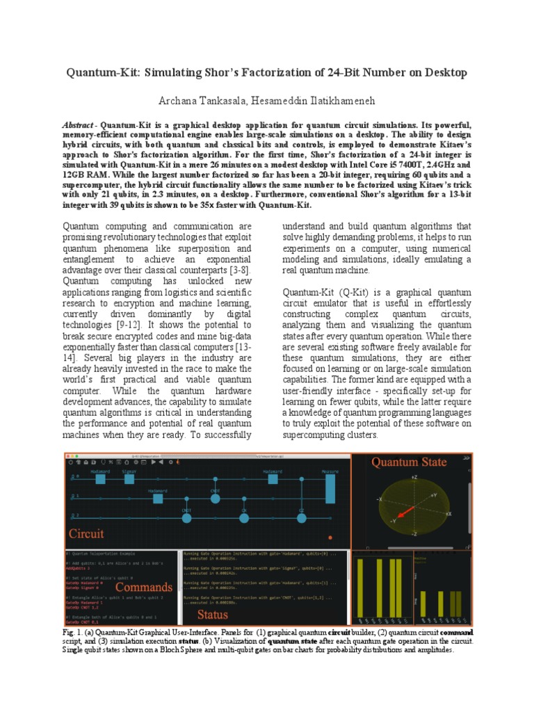 Quantum-Kit: Desktop Quantum Simulation | PDF | Quantum Computing ...