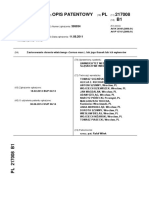 Opis Patentowy Dereń PL217008B1