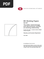 BIS Working Papers: The Dollar, Bank Leverage and Real Economic Activity: An Evolving Relationship