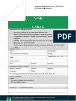 Template CV Open Recruitment AjakGerak