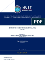 MUST Irrigation Design Methodology