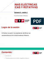 Máquinas Eléctricas Estáticas Y Rotativas: Semana 9 - Sesión 1