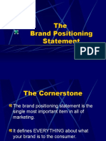 Brand Positioning Statement