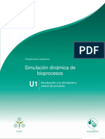 Simulación dinámica de bioprocesos U1