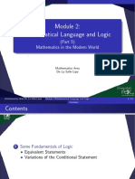 Mathematical Language and Logic (Part 5)