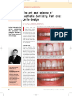 The Art and Science of Aesthetic Dentistry. Part One: Smile Design