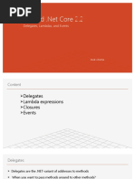C# 04 - Delegates Lambdas and Events