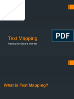 Text Mapping Techniques for Reading Comprehension