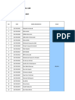 Jadwal Praktikum Dan Kelompok DE