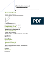 Biodiversity, Conservation and Environmental Issues: Exercise (Page 342)