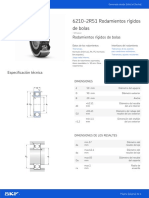 6210-2RS1 Rodamientos SKF