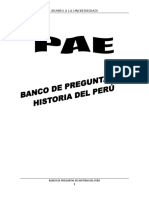 Banco de Preguntas de Historia Del Peru