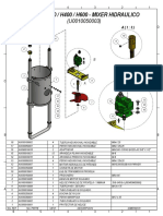 B100 / H200 / H400 / H600 - MIXER HIDRAULICO (U0010050003) lista de partes