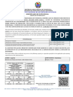 Certificado de Suficiencia - Marino de Primera de Puente