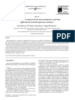 Preparation of Catalysts From Microemulsions and Their Applications in Heterogeneous Catalysis