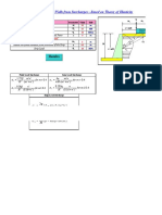 Lateral Pressure On Retaining Walls From Surcharges - Based On Theory of Elasticity