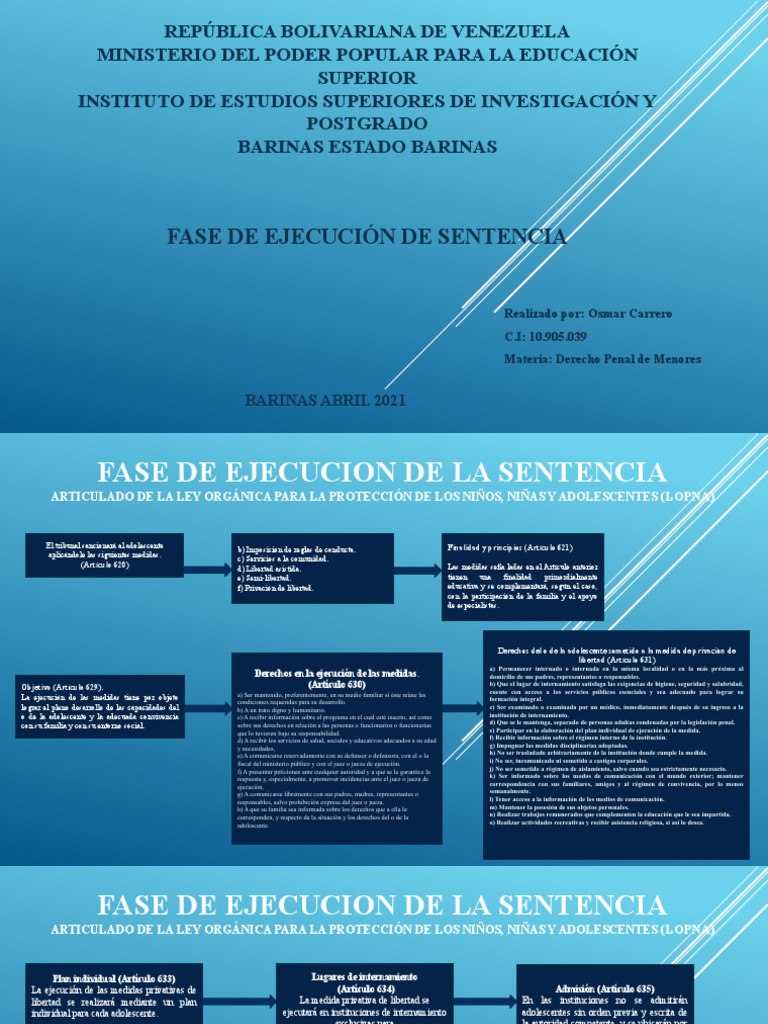 Fase de Ejecución de La Sentencia | PDF | Gobierno | Justicia