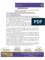 COMUNICADO Proyecto Baralong