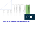 ITF Sample Open Position Spreadsheet