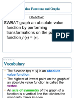 Absolute Value Transformations