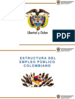 Estructura Del Empleo Publico Colombiano