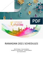 Ramadan 2021 - REV.1 Schedule
