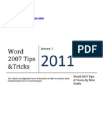 Word Tips and Tricks