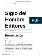 Secretos de Mutantes - Presentación - Siglo Del Hombre Editores