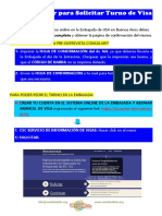 2 - Pasos A Seguir para Solicitar Turno de Visa