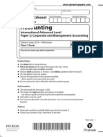 Accounting: Pearson Edexcel