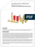 Informações Técnicas Munições CBC