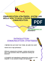 Communication Strategies, System and Skills - How To Build Strong Business Communication