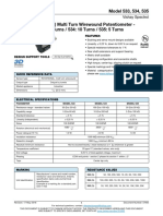 Model 533, 534, 535: Vishay Spectrol