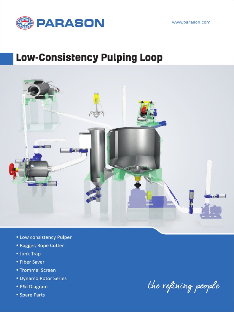 Low Consistency Pulper For Pulp and Paper Mill Compressed | PDF