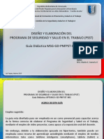 Diseño Y Elaboración Del Programa de Seguridad Y Salud en El Trabajo (PSST) Guía Didáctica MSG-GD-PNFPST-001