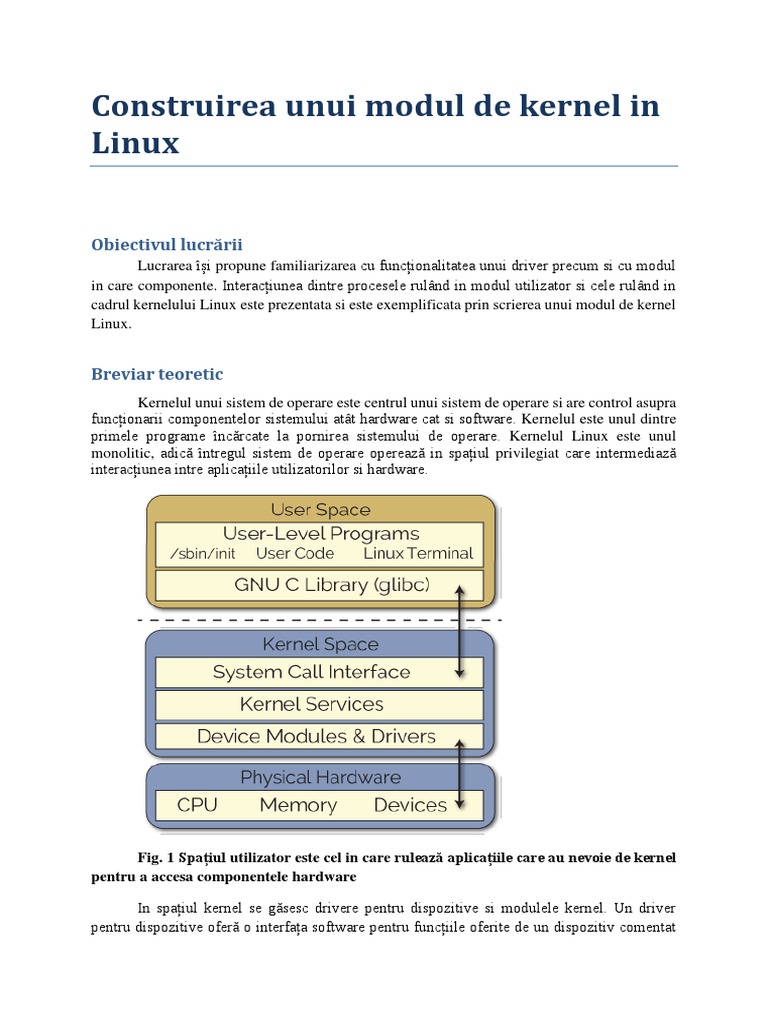 Construirea Unui Modul Kernel | PDF