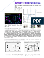 Laiba - Ultrasonic Transmitter Circuit Using Ic 555