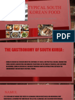 Typical South Korean Food: Salome Medina Pinzón 8 A