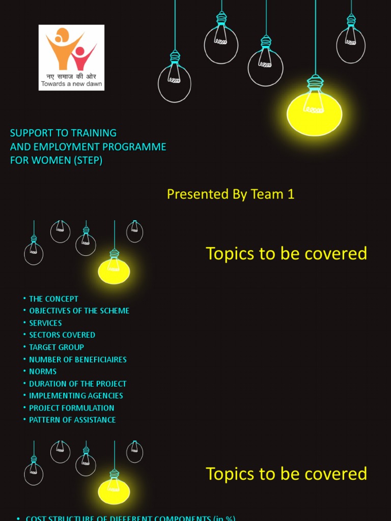 STEP Program for Women's Empowerment | PDF | Employment | Economies