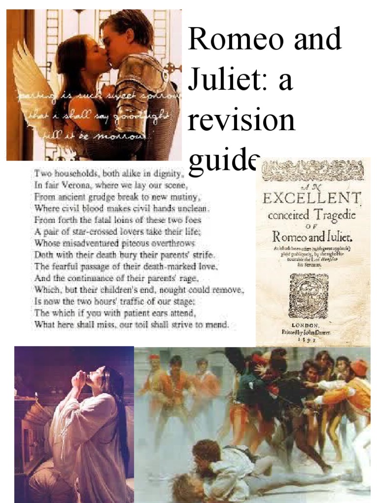 Romeo and Juliet Revision | PDF | Characters In Romeo And Juliet ...