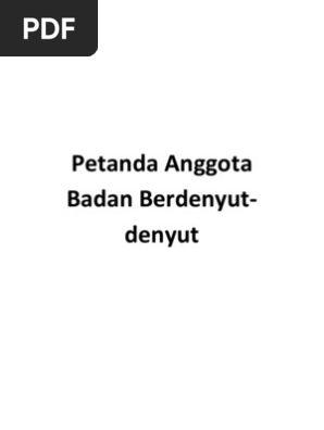 Petanda Anggota Badan Berdenyu1 Pdf