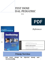 PR R3 - Caudal Test Dose