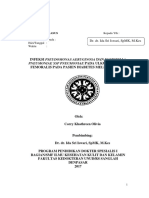 Pneumoniae SSP Pneumoniae Pada Ulkus Kruris Et: Presentasi Kasus Kepada Yth