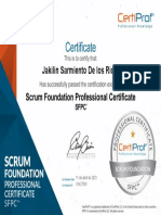 Certificado SFPC