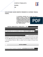 PDT - Notícia-Crime Contra Bolsonaro Por Atos de 7 de Setembro