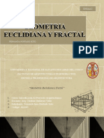 Geometria euclidiana y fractal