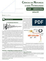 Ead - Medicina: Iências Da Atureza E Suas Ecnologias