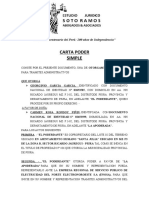 Carta Poder Tramites Administrativos