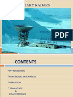 Military Radars: Ankit Tiwari ECE (4th Yr.) 2007UEC009