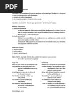 Partnership - Liquidation